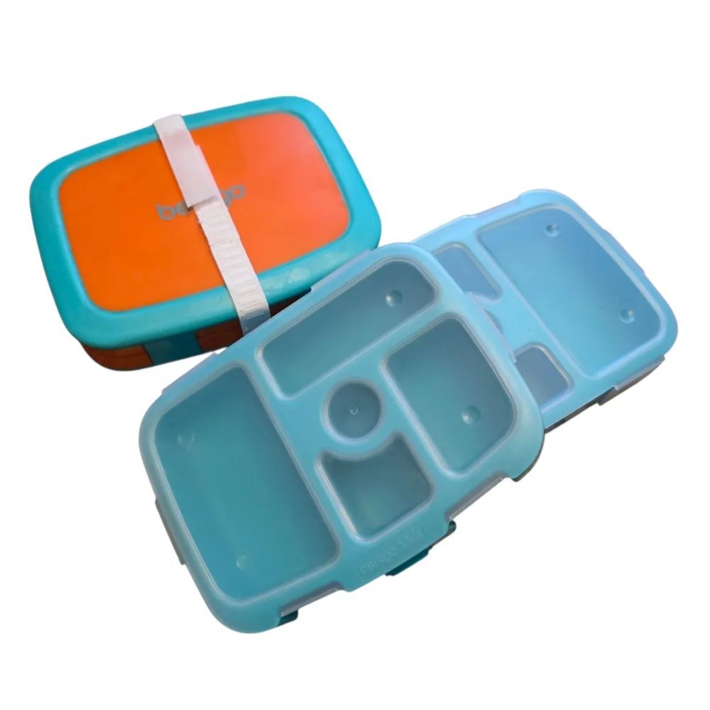 Bentgo Kids Lunch Box with Orange and Blue Compartments